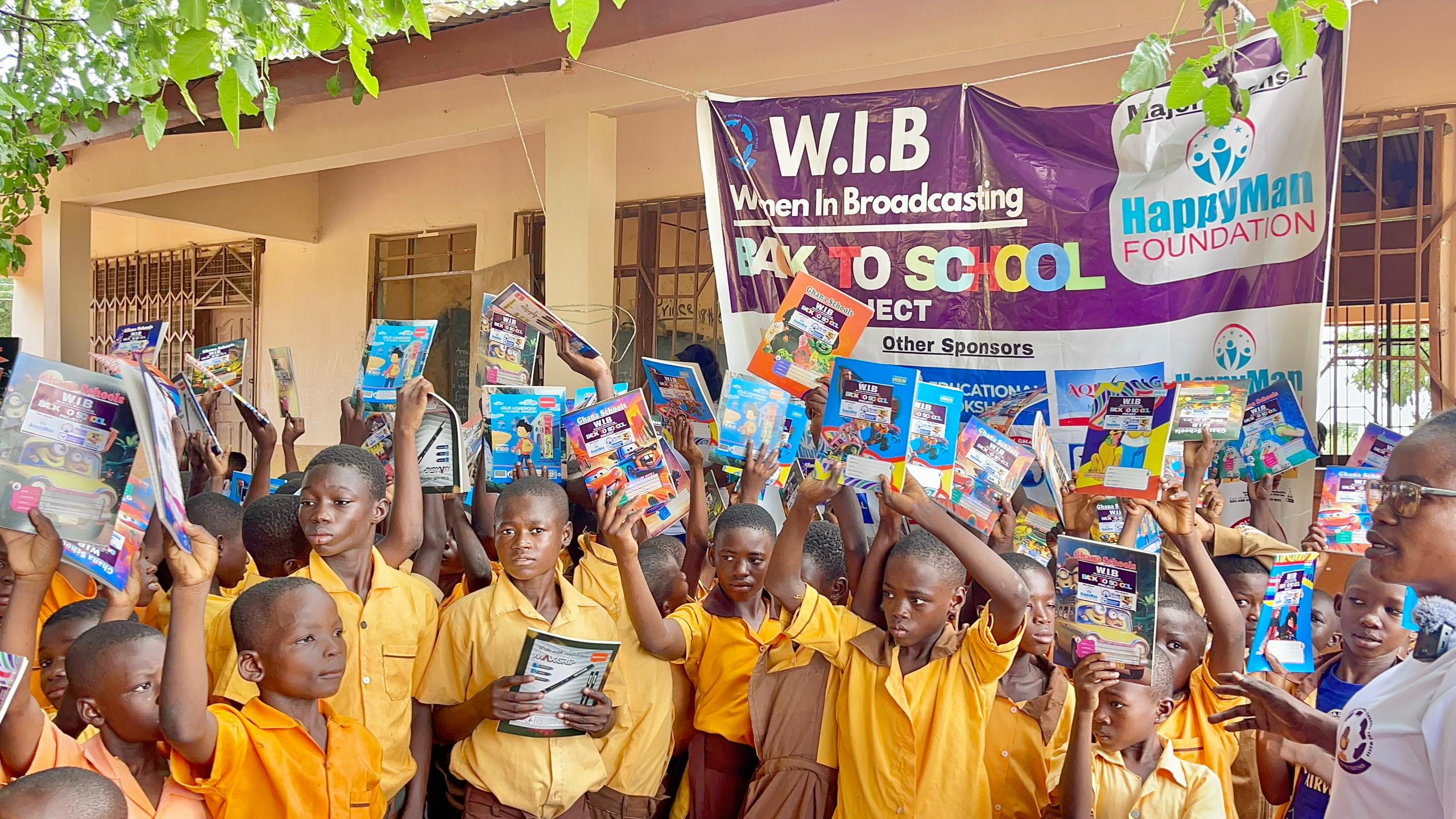 UE/R: Women in Broadcasting Donates 6,000 Exercise Books to Deprived Schools in Upper East Region.