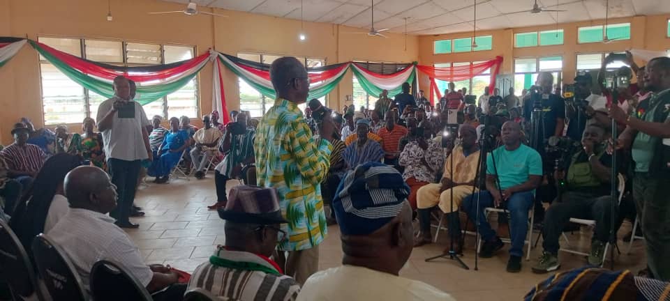 NDC Chairman Continues Thank You Tour in Upper East Region, Engages Supporters and Traditional Leaders.