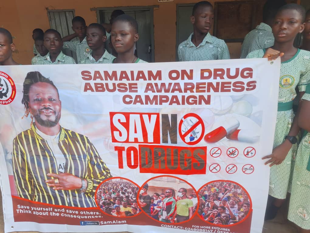 UER: SamAiam Foundation Intensifies Anti-Drug Abuse Campaign in Bolgatanga Schools