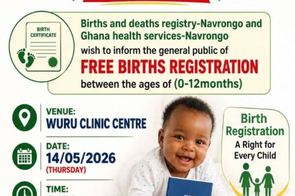 Upper East Records Major Gains in Birth Registration Through Collaboration and Mobile Outreach