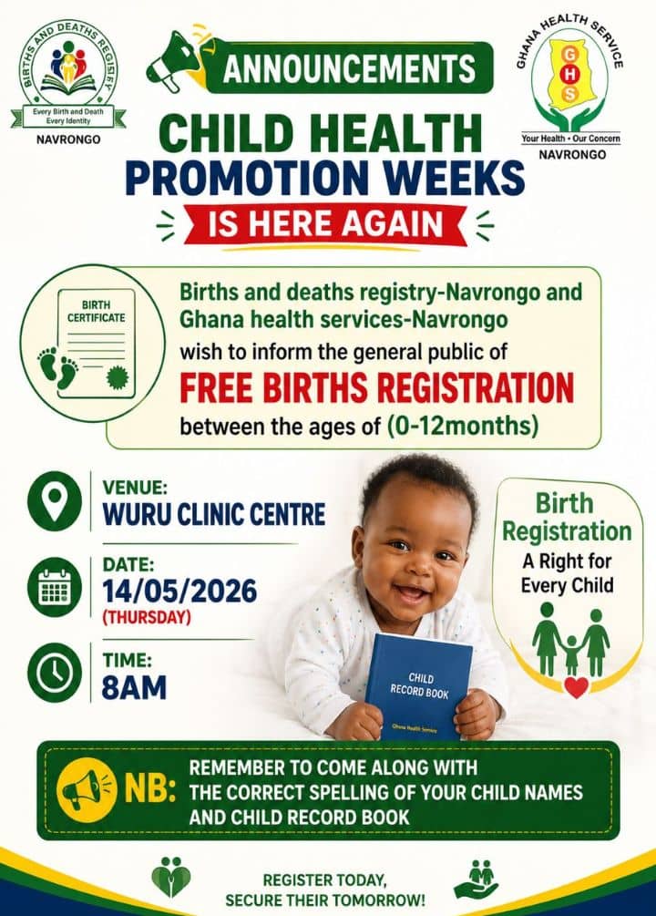 Upper East Records Major Gains in Birth Registration Through Collaboration and Mobile Outreach