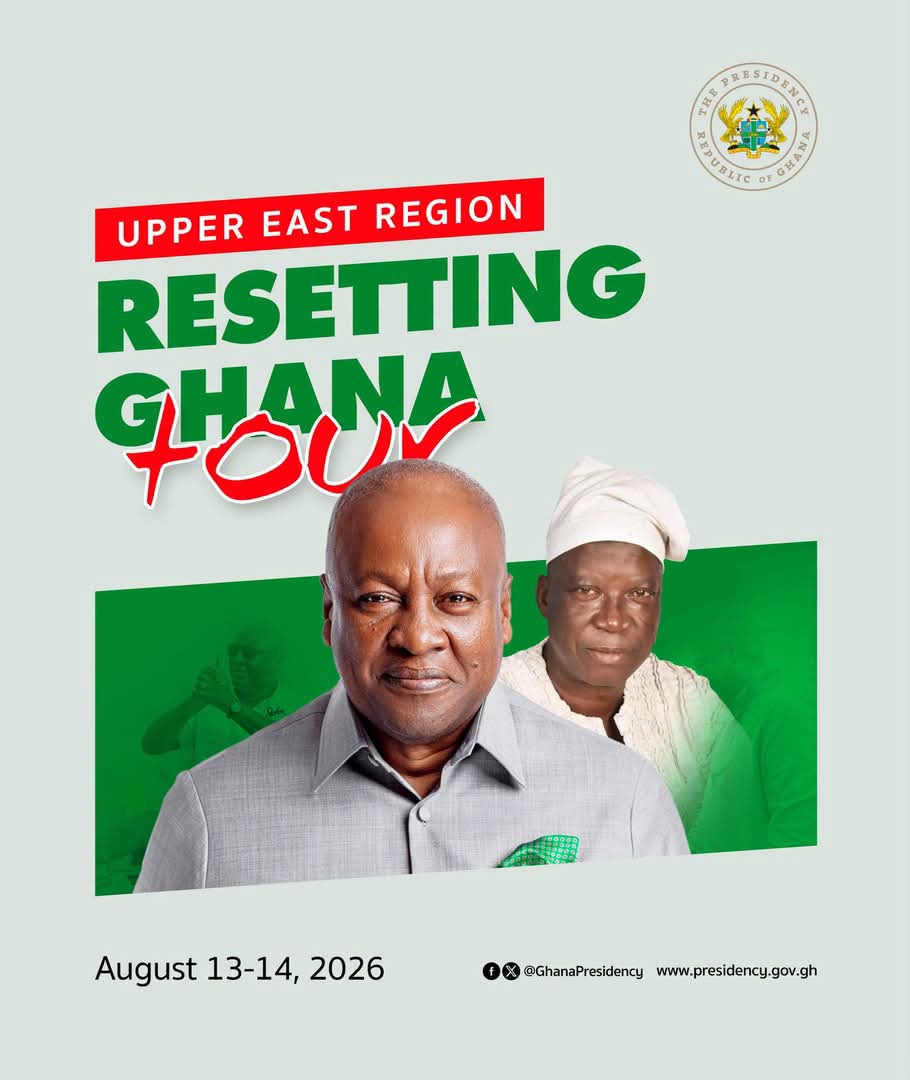 President Mahama Takes Resetting Ghana Tour to Upper East Region