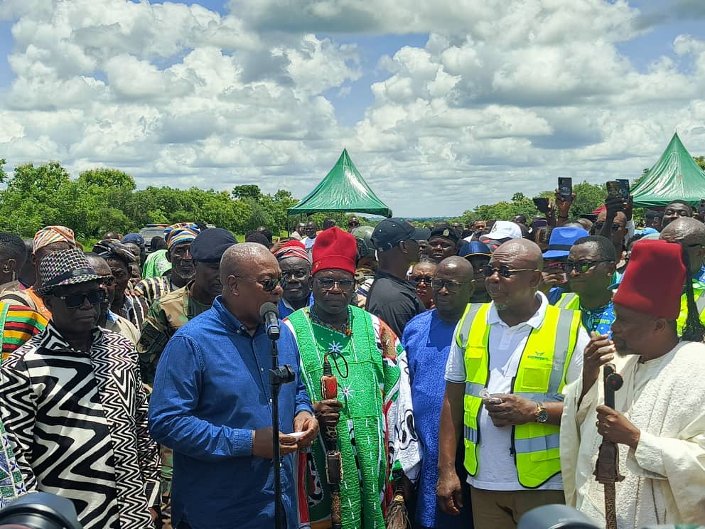 President Mahama Inspects Site for Upper East Regional Airport, Promises Construction to Begin Soon