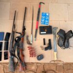 GUNFIRE ERUPTS IN TILLY FOREST : THREE SUSPECTED ROBBERS KILLED AS POLICE RECOVER GUNS, PISTOLS AND STOLEN MOTORBIKES