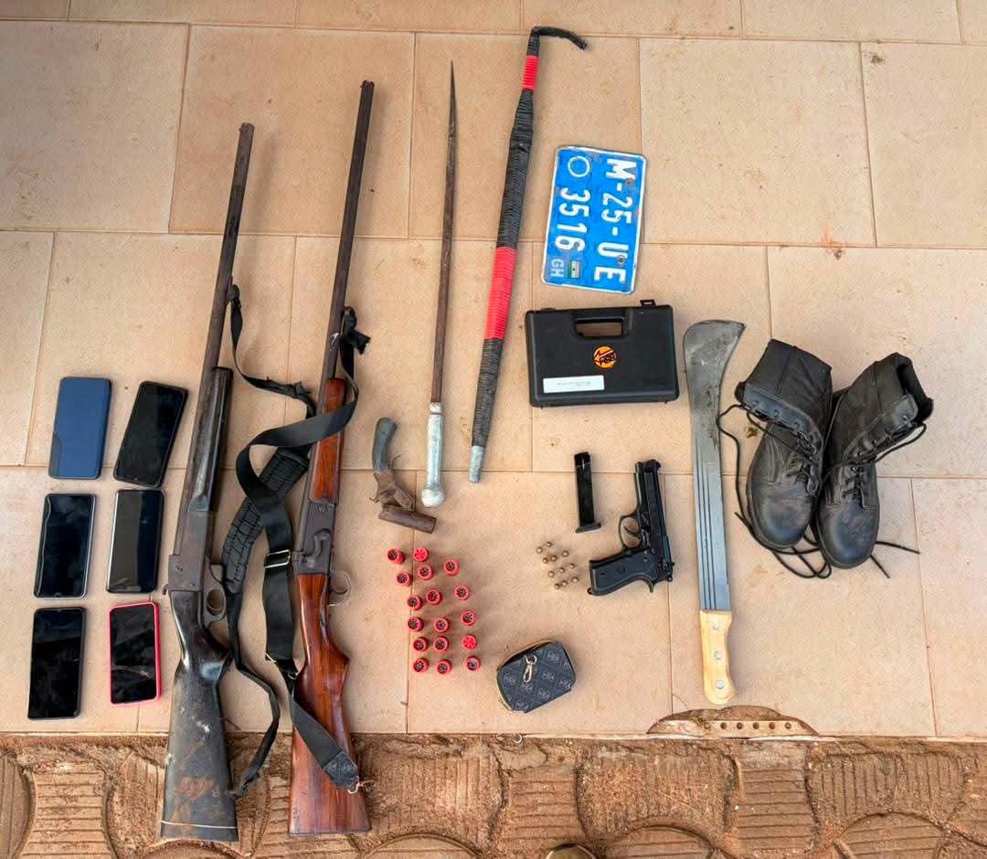 GUNFIRE ERUPTS IN TILLY FOREST : THREE SUSPECTED ROBBERS KILLED AS POLICE RECOVER GUNS, PISTOLS AND STOLEN MOTORBIKES