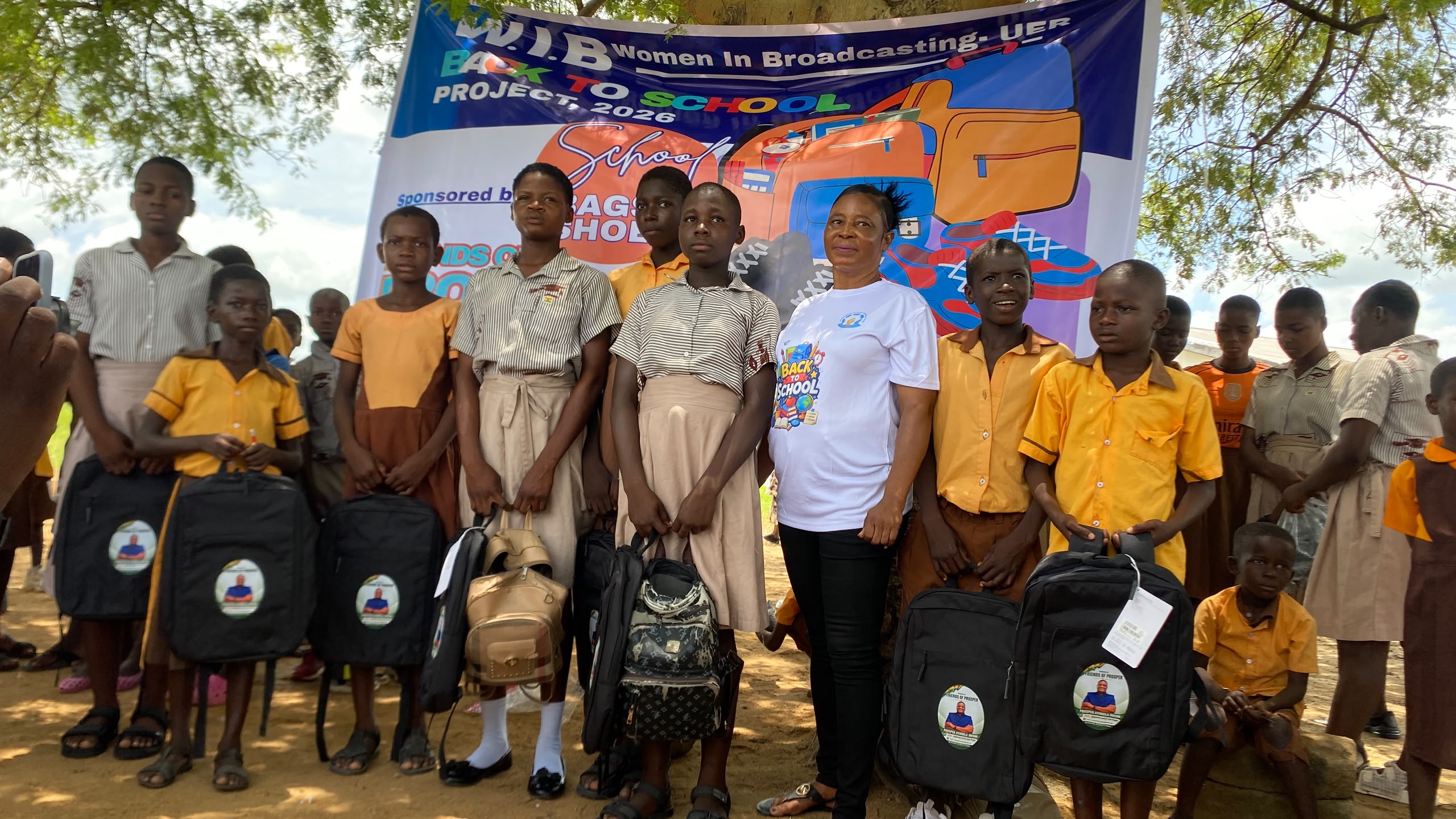Friends of Prosper Supports Women in Broadcasting to Provide School Bags and Footwear to Vulnerable Children