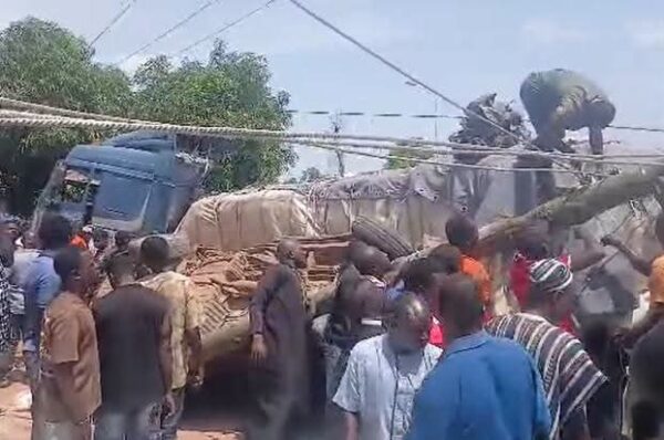 Walewale Horror Crash : Two Dead, 12 in Critical Condition as Cement Trailer Smashes Into Vehicles