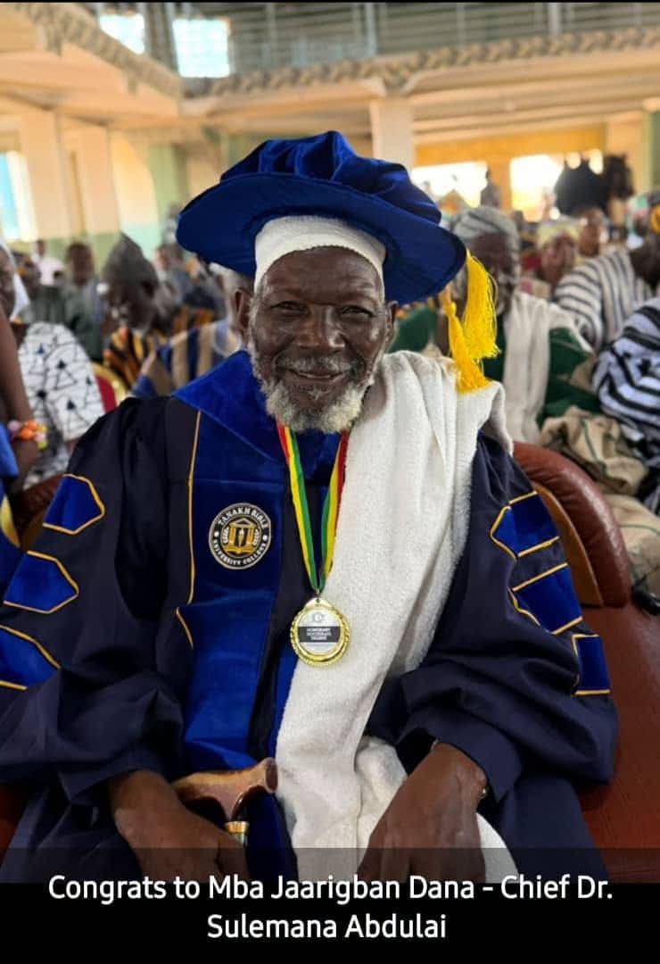 NE/R – Mba Jaagban-Daana Bags Honorary Doctorate for Promoting Christianity in Mamprugu