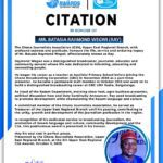 GJA Honours Late Raymond Wegwi Posthumously, Veteran Journalist Sophia-Stacey Ackumey
