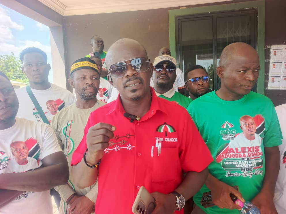 Former Bongo DCE Alexis Ayamdor Picks No.2 After Vetting For NDC Upper East Secretary – “Secretary Is Not A Minute-Taker, He Is The Anchor”