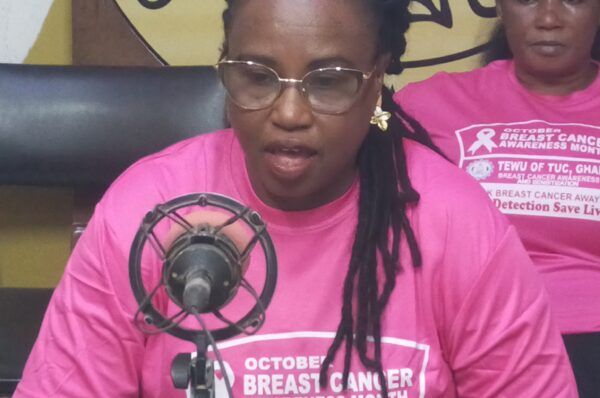 “Breast Cancer Is Real and It Is Killing” – TEWU Chairperson Urges Women to Screen as Union Launches Upper East Awareness Campaign